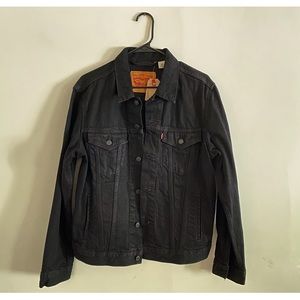 Levi's black denim jacket